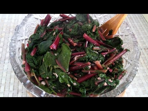Видео: Не выкидывайте свекольную ботву! Салат из свекольных листьев!