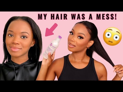 Видео: Мои волосы были повреждены! Действительно ли двухминутный реконструктор Aphogee Keratin поможет в...