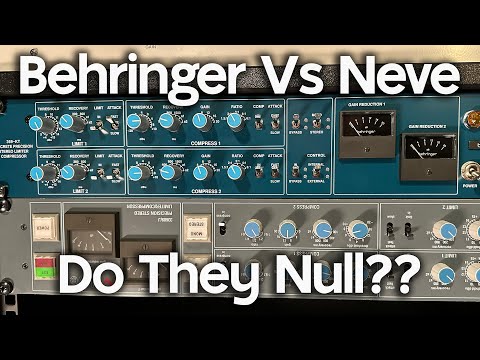 Видео: Behringer 369-KT против Neve 33609/J. — Нулевые тесты
