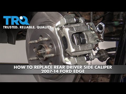 Видео: Как заменить задний суппорт со стороны водителя на Ford Edge 07–14