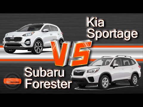 Видео: KIA Sportage vs Subaru Forester. Кто лучше Кореец или Японец? 1/8 финала