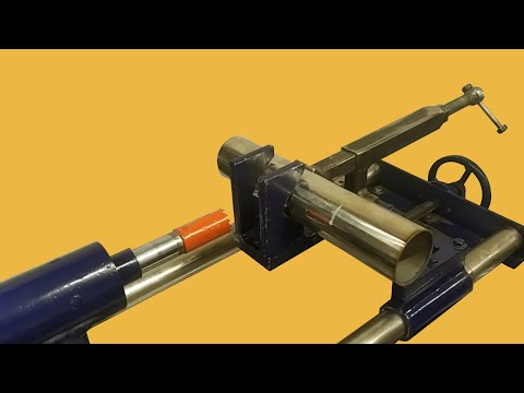 Видео: Станок для сверления труб коронкой.