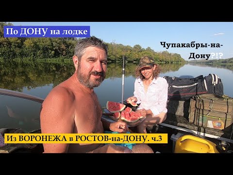 Видео: По Дону на лодке из Воронежа в Ростов-на-Дону 1500 км. ч.3. Чупакабры есть на Дону???!