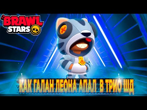 Видео: КАК ГАЛАН ЛЕОНА АПАЛ В ТРИО ШД НА МАХ РАНГ ♦️ БРАВЛ СТАРС/BRAWL STARS