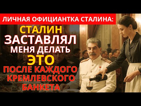 Видео: ОФИЦИАНТКА СТАЛИНА: То что ПРОИСХОДИЛО НА КРЕМЛЁВСКИХ БАНКЕТАХ - ШОКИРУЕТ