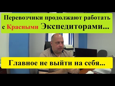 Видео: Грузоперевозки! Как Красные Экспедиторы добивают отрасль, а непутёвые перевозчики им помогают...