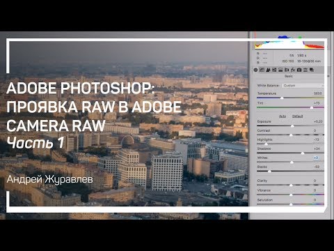 Видео: RAW-формат. Adobe Photoshop: проявка RAW в Adobe Camera Raw. Андрей Журавлев