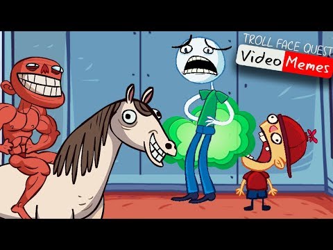 Видео: ТРОЛЛИМ ВИДЕО МЕМЫ! Веселая игра Troll Face Quest Video Memes от Cool GAMES