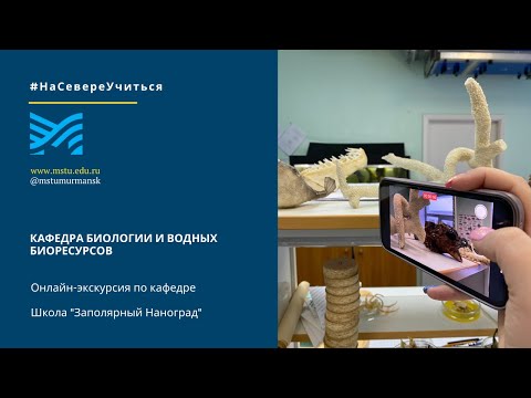 Видео: Виртуальная экскурсия по кафедре биологии и водных биоресурсов МГТУ