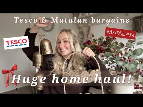Видео: БОЛЬШОЙ ДОМАШНИЙ НАБОР! Рождественский декор и куртки | Супермаркет Tesco Matalan: идеи для дома ...