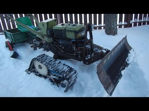 Видео: Готовь мотоблок летом, а зимой убирай снег.