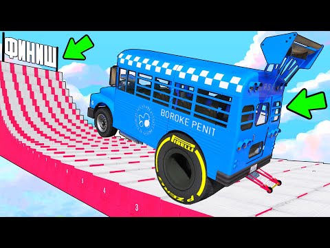 Видео: КАК ДАЛЕКО СМОЖЕТ ЧИТ МОНСТР ТРАК ЗАБРАТЬСЯ ПО СТУПЕНЬКАМ ЛЕСТНИЦЫ? ЭКСПЕРИМЕНТЫ ГТА 5!