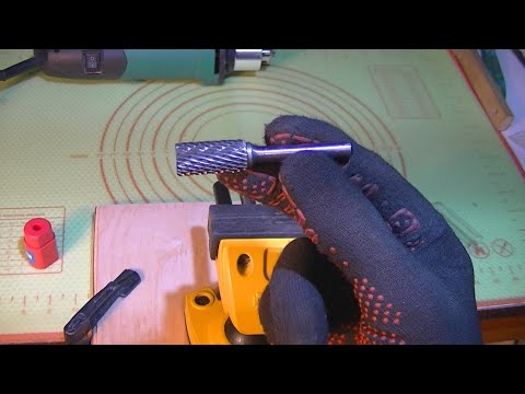 Видео: Алиэкспресс. Карбид-вольфрамовая борфреза с хвостом 6 мм. Цветметы, сталь, нержавейка, сварочные швы