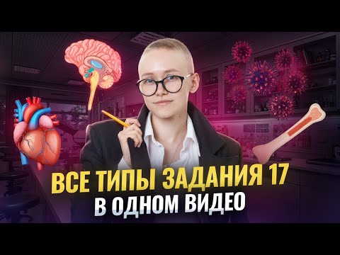 Видео: Задание 17 | Все типы из ОГЭ 2025 по биологии | Умскул