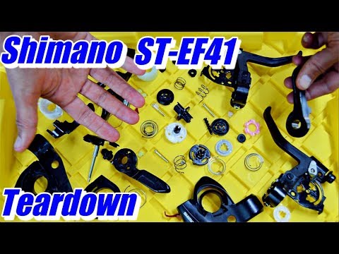 Видео: Разборка переключателя Shimano ST EF41