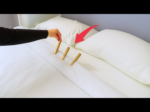 Видео: Никто не поверит: заправить одеяло таким образом — это ГЕНИАЛЬНЫЙ трюк!