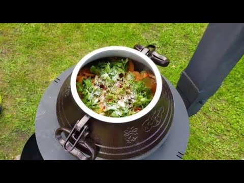 Видео: Авгон козонда гошт пишириш. Avgon kozonda gosht pishirish.