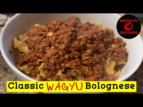 Видео: Очень насыщенная и ароматная паста болоньезе из вагю
