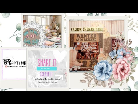 Видео: Требуемый макет Shake it, Scrap it, Create it, неделя 39 #scraptember2025 #h2kakws