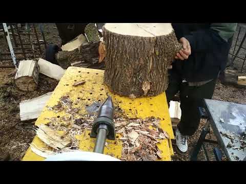 Видео: Мощный Дровокол Конусный