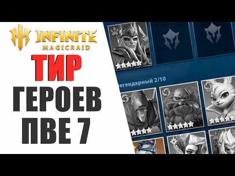 Видео: АКТУАЛЬНЫЙ ТИР ГЕРОЕВ ДЛЯ ПВЕ КОНТЕНТА В INFINITE MAGICRAID | ЗАТЕРЯННЫЕ