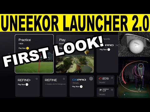 Видео: Обновление программного обеспечения симулятора гольфа UNEEKOR! Обзор новой бета-версии Launcher 2.0!