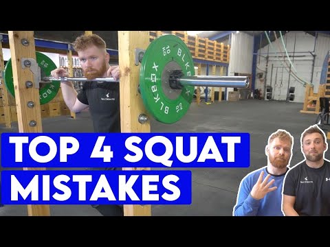 Видео: 4 самые большие ошибки в приседаниях со штангой на спине!