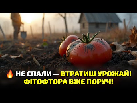 Видео: Не прибрав помідори восени — весною втратиш картоплю! Фітофтора не спить!