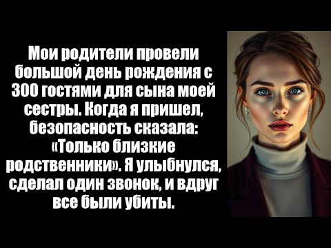 Видео: Мои родители отпраздновали 300-летний юбилей сына моей сестры — когда я приехала, охрана остановила