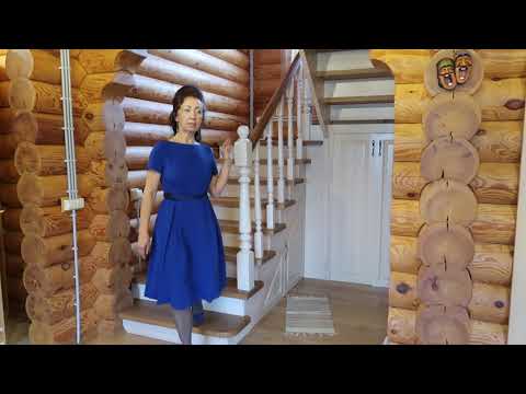 Видео: Готовое платье Оли Школа кроя и шитья Галины Коломейко