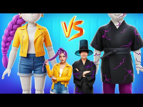 Видео: Мы построили ГИГАНТСКУЮ Руми из Huntrix! Охотники на демонов из K-POP СВЕТЯТСЯ в реальной жизни!