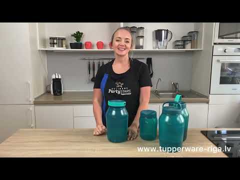 Видео: Tupperware универсальная банка. Тренинг по использованию и назначению. www.twriga.lv