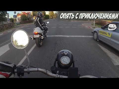 Видео: Днепр мт не отстал от Сузуки Хаябуса в городе