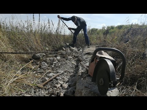 Видео: ТЯЖЕЛЕННАЯ АРМАТУРА / ДОЛБИМ,ПИЛИМ,ГРУЗИМ !!!