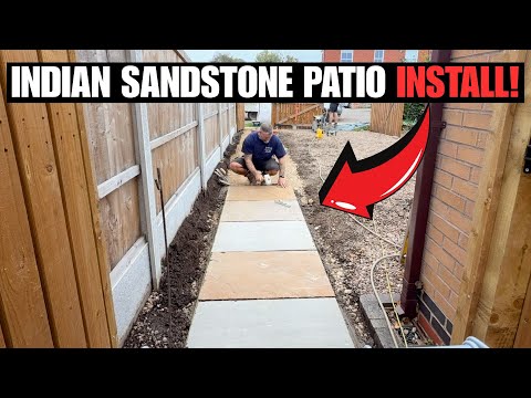 Видео: Посмотрите, как мы устанавливаем красивую мощеную дорожку