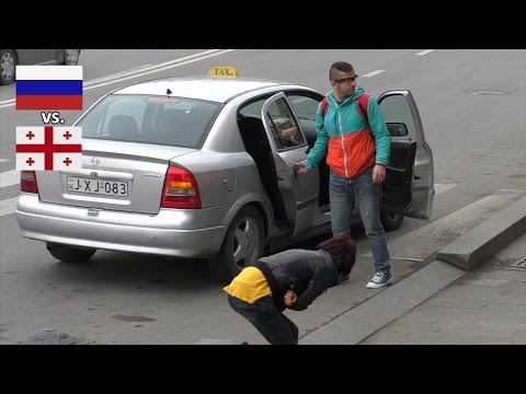 Видео: Девушке плохо / Russia vs. Georgia Experiment