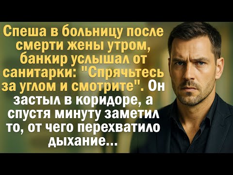 Видео: Спеша в больницу после смерти жены утром. Банкир услышал от санитарки: "Спрячьтесь за углом...
