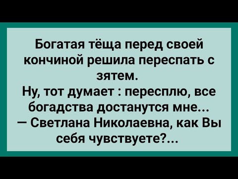 Видео: Богатая Теща Переспала с Зятем! Сборник Свежих Анекдотов! Юмор!.