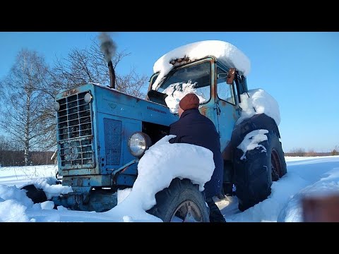 Видео: ЗАПУСК ТРАКТОРА МТЗ 82 ЗИМОЙ в 2022 году