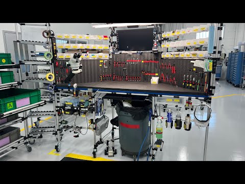 Видео: Усовершенствованная сборочная ячейка, построенная из трубы Gemba