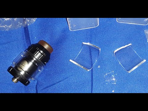 Видео: Разбитый бак для вейпа Zeus X RTA. Unboxing