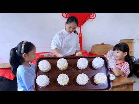 Видео: Приближается Праздник середины осени, приготовьте рисовые лунные лепешки, просто и вкусно