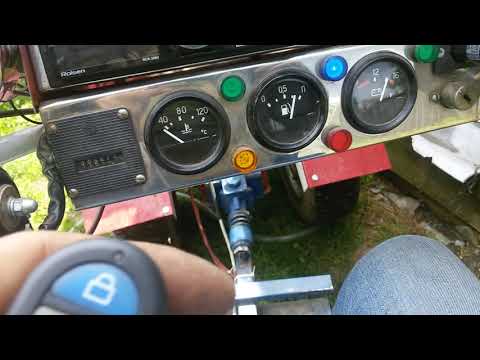 Видео: мотоблок с сигнализацией и дистанционным запуском!!!!!!!!!!!!!!!!!!!!!!!