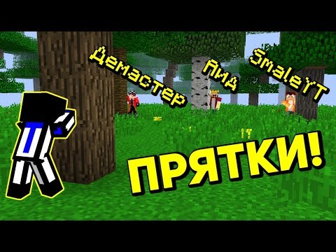 Видео: ИГРАЕМ В ПРЯТКИ С АИДОМ, ДЕМАСТЕРОМ И СМЕЙЛОМ!