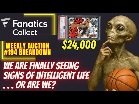Видео: Обзор еженедельного аукциона #194 от Jordan, Kobe, Curry, LeBron & Kabooms! Fanatics