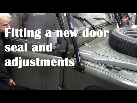 Видео: Установка нового дверного уплотнителя и попытка заставить дверь закрываться правильно