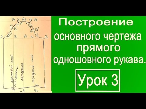 Видео: Построение вспомогательных точек оката рукава