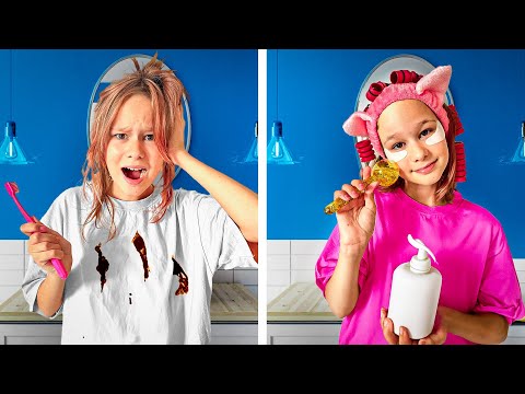 Видео: УТРО ПЕРЕД ШКОЛОЙ vs УТРО НА КАНИКУЛАХ // EVA mash