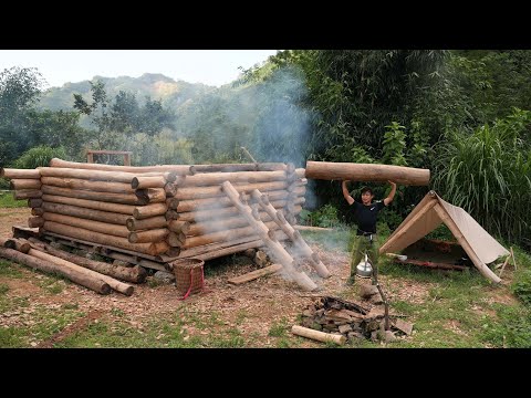 Видео: 1 год самостоятельного строительства бревенчатого дома. Я построил дом, о котором мечтал с 16 лет.
