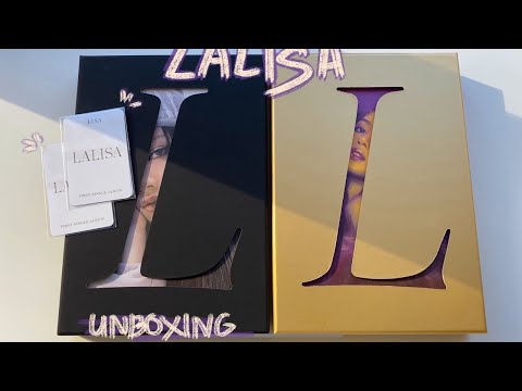 Видео: ✿ распаковка LISA 1st single album 'LALISA' ✿ black & gold ver.